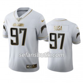 Los Angeles Chargers Tröjor Joey Bosa 97 Nike Vit Golden Edition 100th - Herr